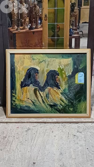 لوحة رسم زيتي اوروبية