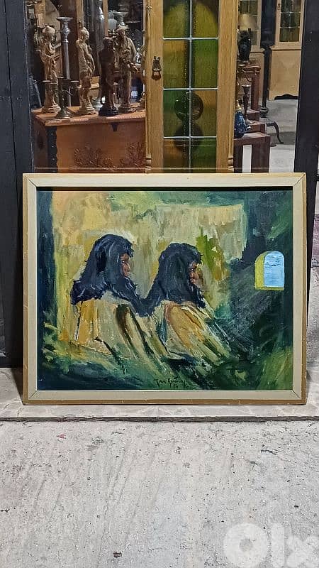 لوحة رسم زيتي اوروبية 1