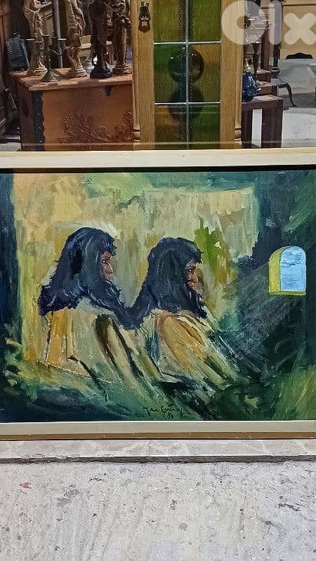 لوحة رسم زيتي اوروبية 2