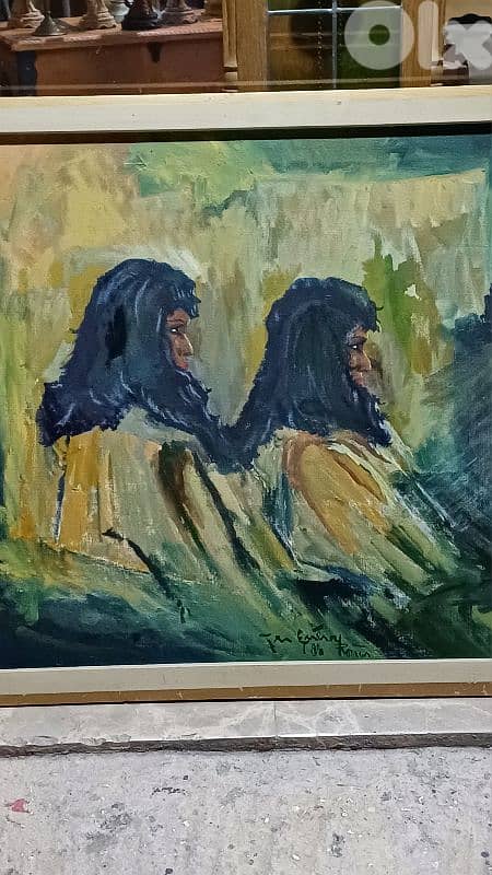 لوحة رسم زيتي اوروبية 5