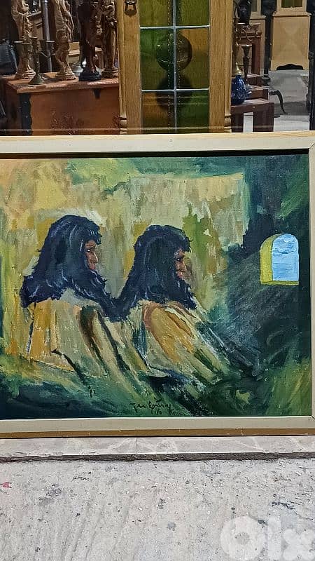 لوحة رسم زيتي اوروبية 6