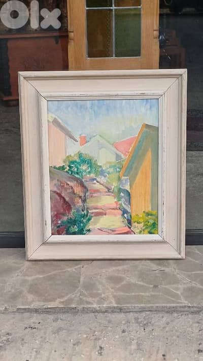 لوحة رسم زيتي اوروبية