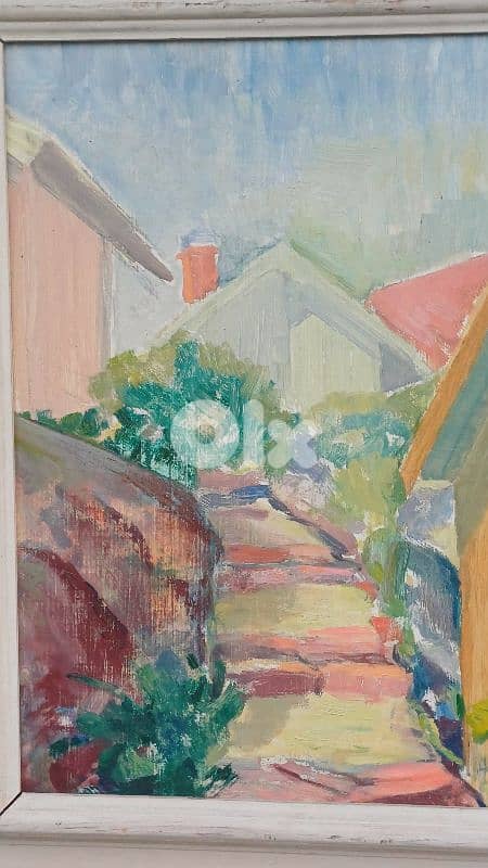 لوحة رسم زيتي اوروبية 6