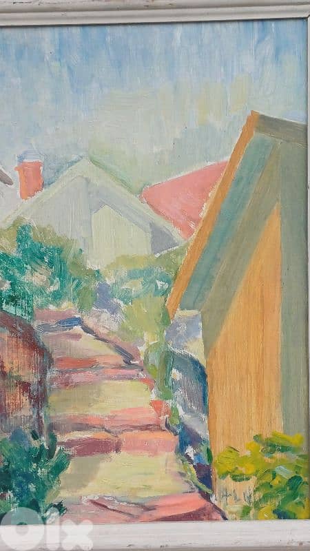 لوحة رسم زيتي اوروبية 7