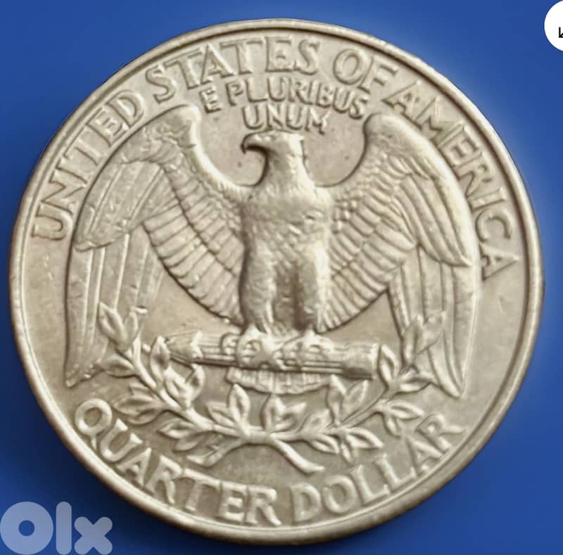 1974 Washington Quarter Dollar Coin Circulated No Mint Mark Error No C 1