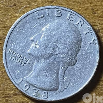 1978 Quarter errors no mint mark