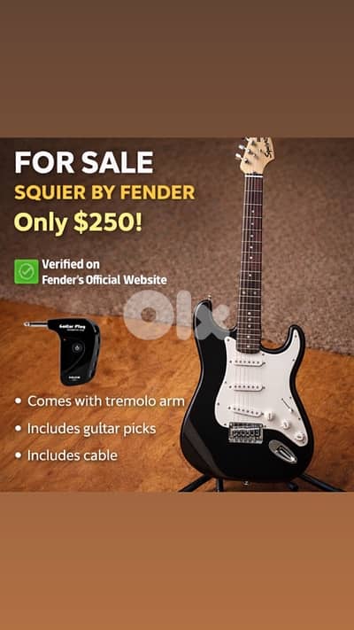 squier by fender electric guitar