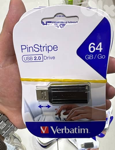 Verbatim pinstripe usb 2.0 drive 64gb