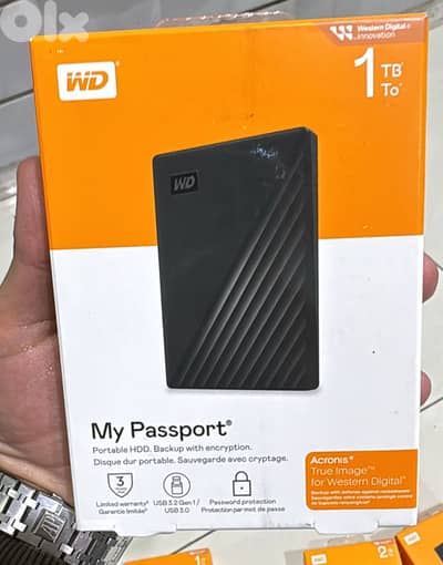 Western Digit My Passport hard disk 1tb