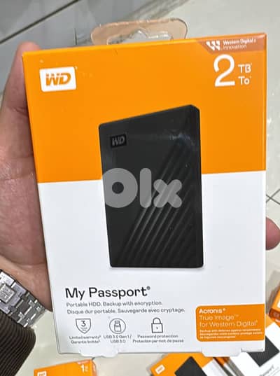 Western Digit My Passport hard disk 2tb