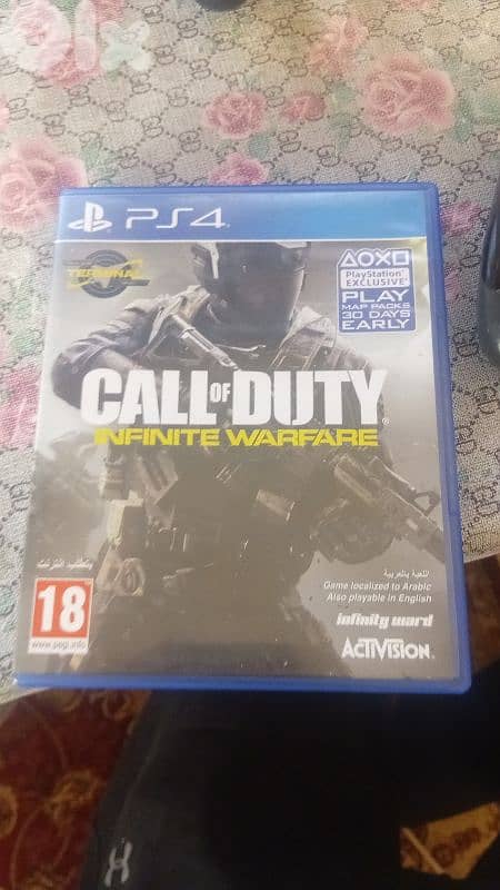 cod infinite warfare + fc 24 ps4 4