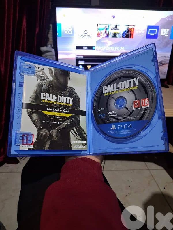 cod infinite warfare + fc 24 ps4 5