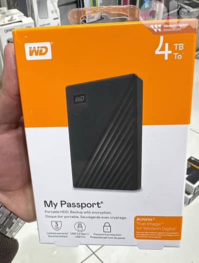 Western Digit My Passport hard disk 4tb