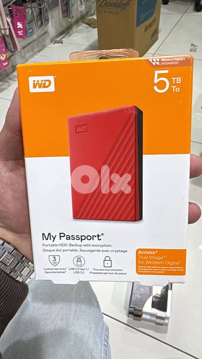 Western Digit My Passport hard disk 5tb