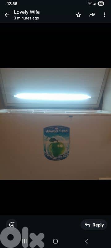 ثلاجة كونكورد مستعملة وبحالة جيدة جدا 3