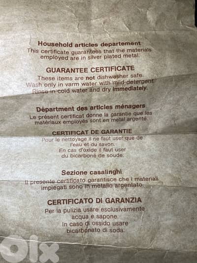 Silver Plated cutlery