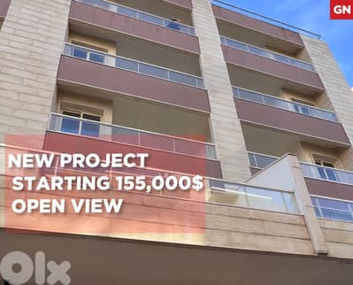 New project 135 SQM Apartments for Sale - Mar Roukouz ! REF#GN130859 !