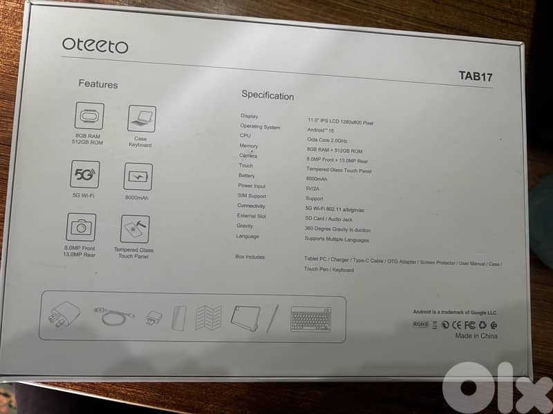oteeto tab 17 stylus 4