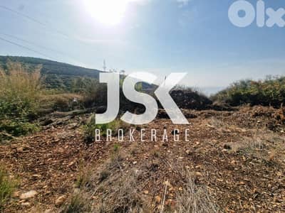 L19991 - A 1,495 SQM Land With Sea View for Sale in Batroun