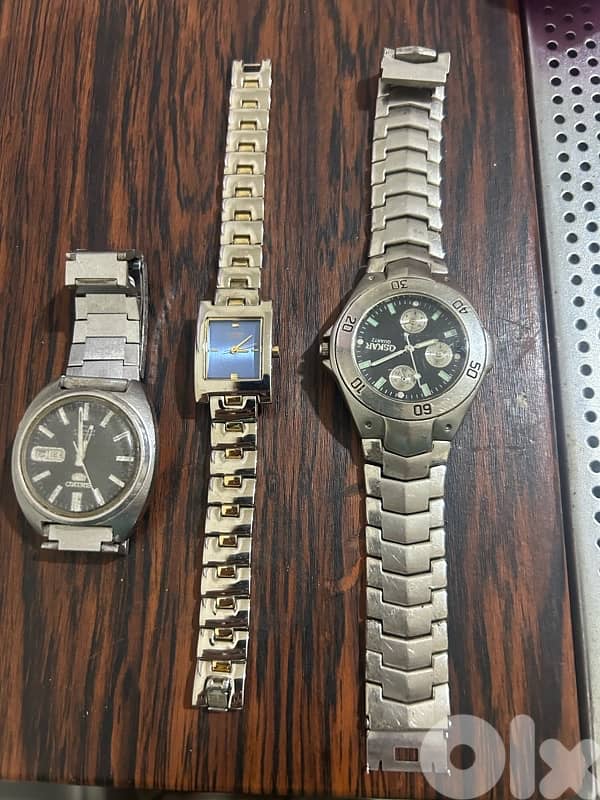 Officine Panerai+Citizen Quartz+Seiko 5 automatic watch&Cuskar Quartz 6