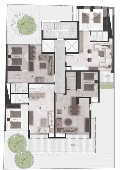 UNDERCONSTRUCTION IN ACHRAFIEH ONE BED GATED PROJECT  , (AC-955)