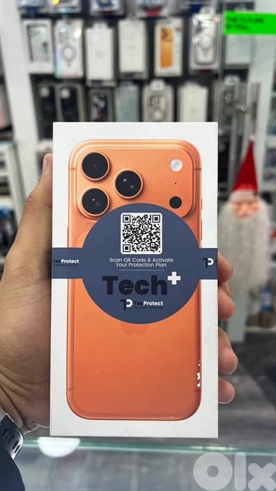 17 pro 256g orange E sim kafele 3al screen w 3al back one year