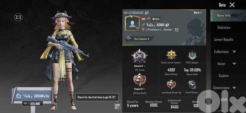 Pubg account 3