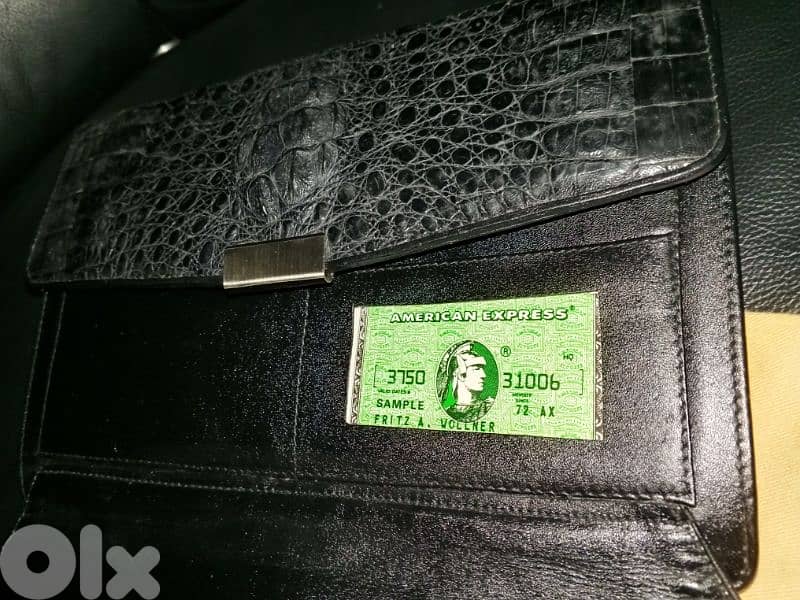 lacost business clutch bag crocodile leather best condition best price 5