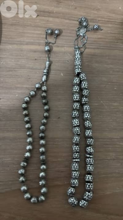 مسبحتين فضة ٩٢٥