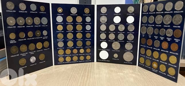 Lebanese Coin Collection Album (1929–2017)  Album + Coins