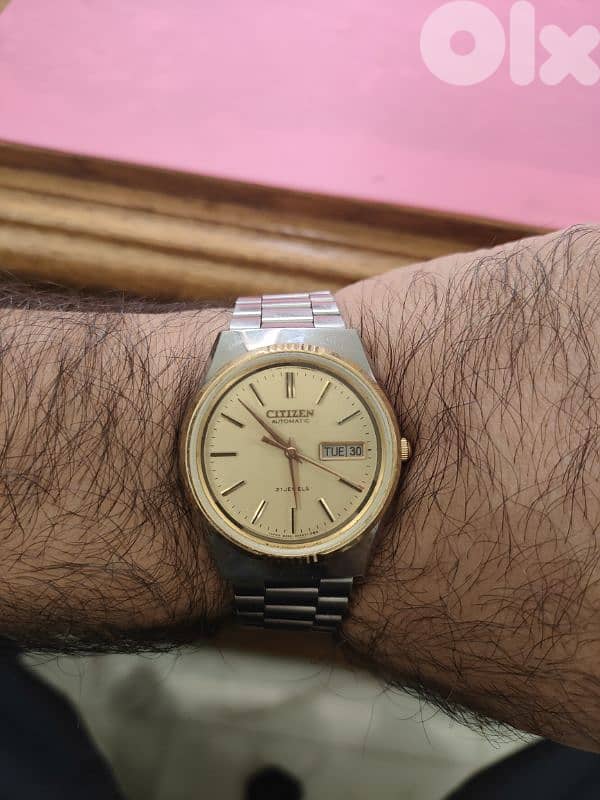 citizen automatic two tones Japan movement 4