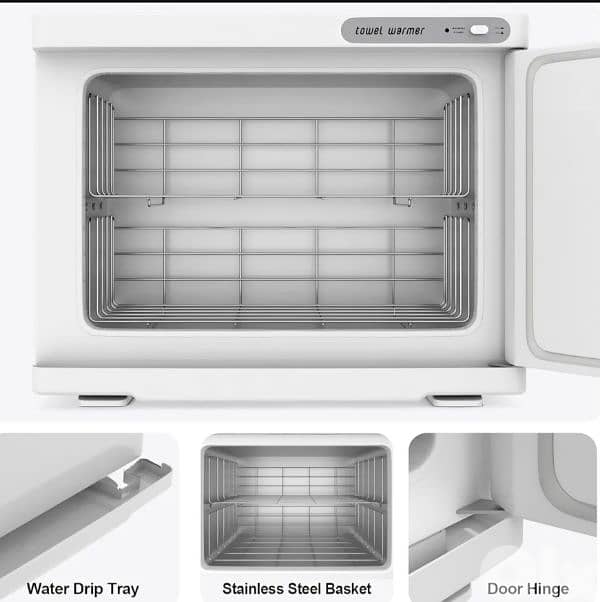 Towel Warmer RTD23A - 23L , UV Sterilizer, 60 Mns Timer/4$delivery 8