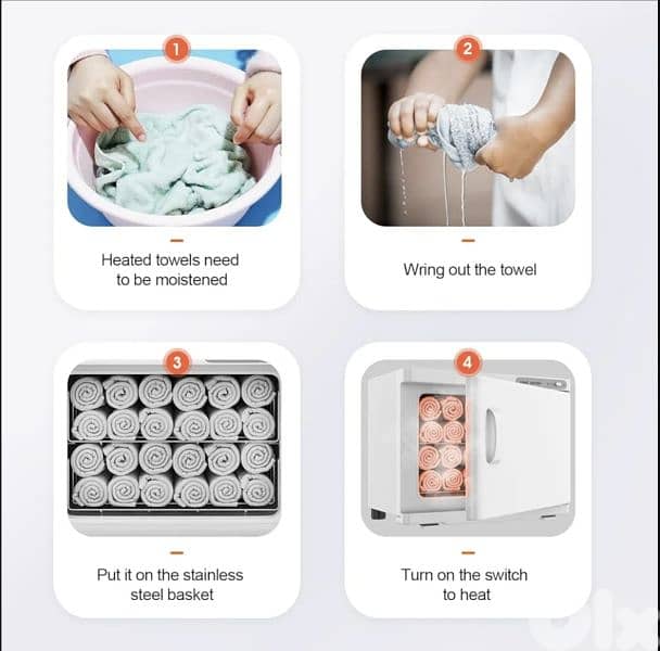 Towel Warmer RTD23A - 23L , UV Sterilizer, 60 Mns Timer/4$delivery 10