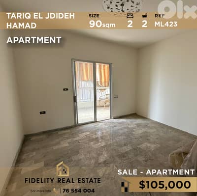 Apartment for sale in Tarik El jdideh ML423 شقة للبيع في طريق الجديدة