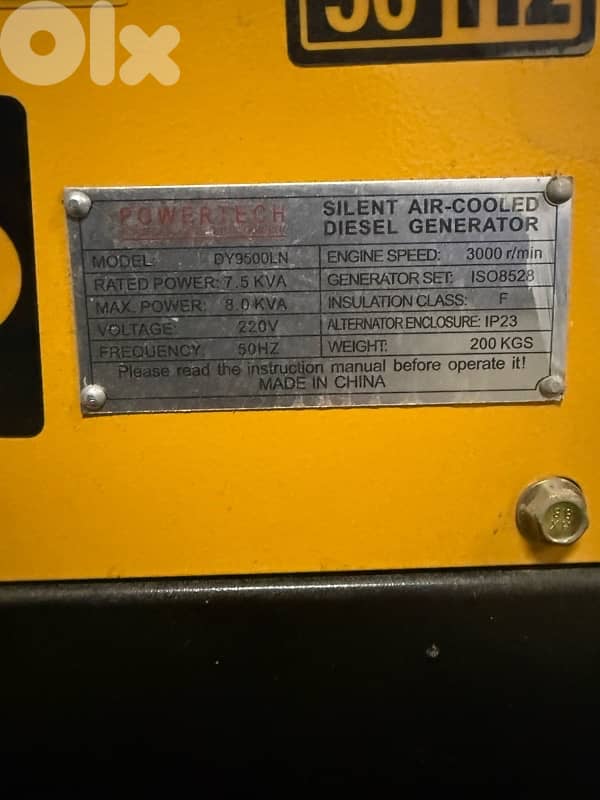generator 8kva 1