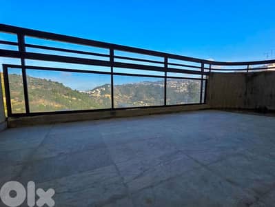 Spacious Apartment in Dik El Mehdi, Metn with Mountain View
