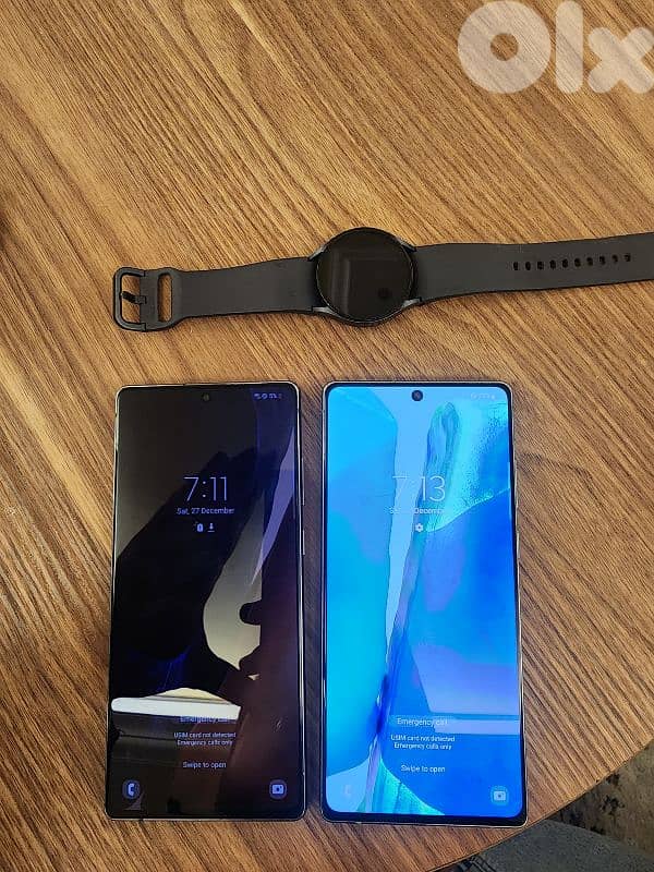 x2 samsung note 20 and watch 6 1