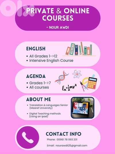 Private Tutor - Online & On-Site