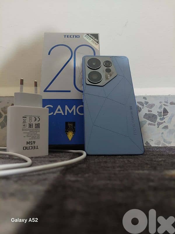 كامون 20 بريمير camon 20 premier مساحة 512 رام 8+8مستعمل كالجديد 1