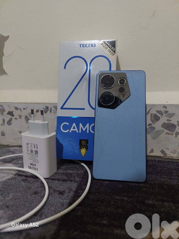 كامون 20 بريمير camon 20 premier مساحة 512 رام 8+8مستعمل كالجديد 2