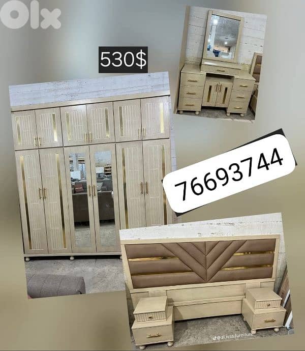 عرررض نار، وتحطيم الاسعار بضاعه مرتبه غرفه نوم ب530$ لحق حالك 1