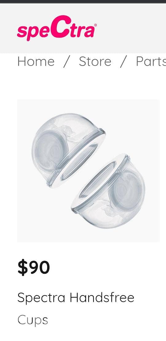 Spectra 9 plus  breast pump+hands free cups 1
