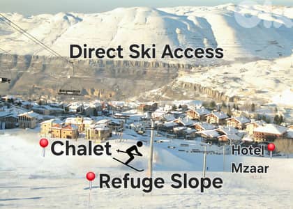 Mzaar | 4BR Duplex - Ski Access & Garden