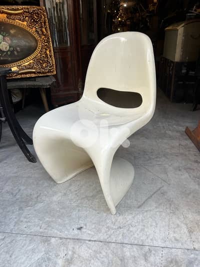 vintage antique 1970’s verner panton single chairs