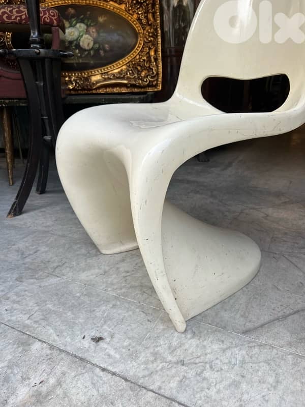 vintage antique 1970’s verner panton single chairs 1