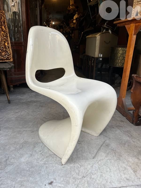 vintage antique 1970’s verner panton single chairs 2