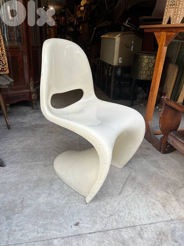 vintage antique 1970’s verner panton single chairs 3