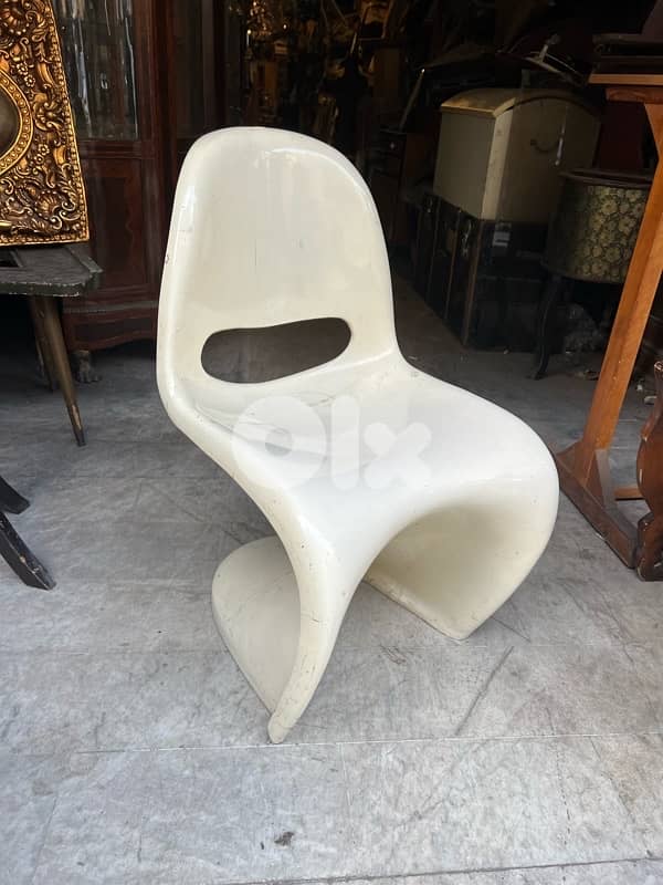 vintage antique 1970’s verner panton single chairs 4