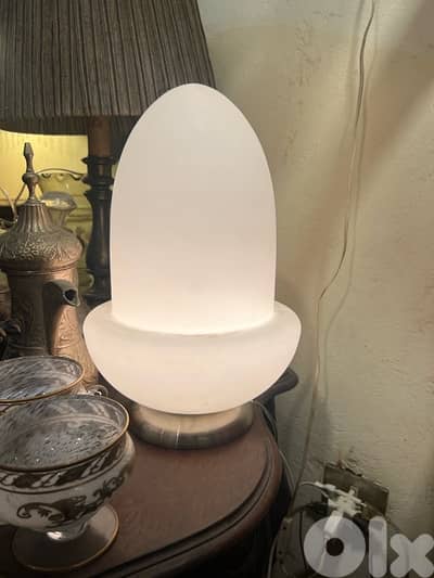 vintage lamp opaline & crome 1970’s لمبادير اوبلين و كروم تصميم مميز