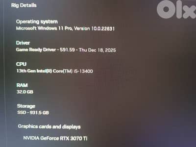 PC for sale like new